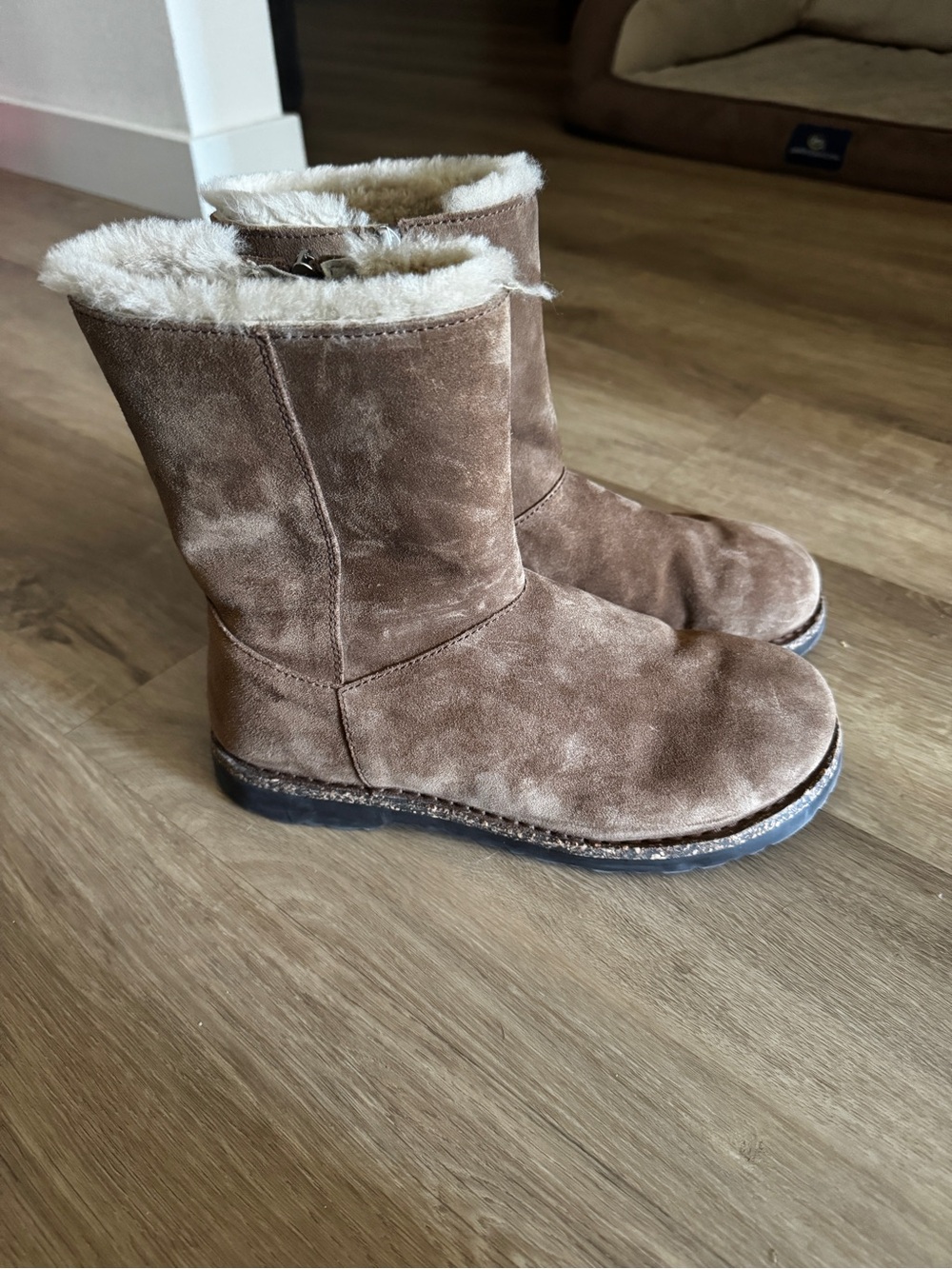 Birkenstock UPPSALLA SUEDE SHEARLING LINED WEATHERPROOF BOOTS 8 - Picture 4 of 14